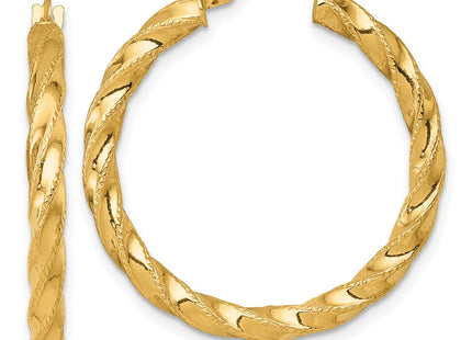 14K gold hoop earrings
