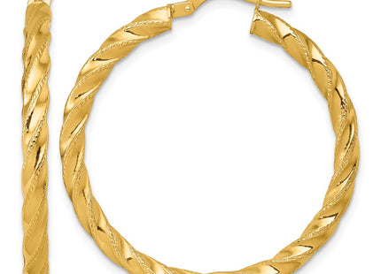 14K gold hoop earrings