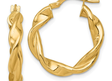 14K gold hoop earrings