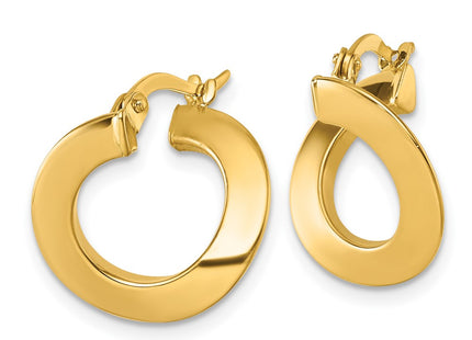 14k Yellow Gold Earrings Style TF2440 - Classique Jewelry Inc.