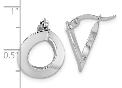 14k White Gold Earrings Style TF2440W - Classique Jewelry Inc.