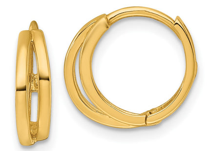 14k Yellow Gold Earrings Style TF2441 - Classique Jewelry Inc.