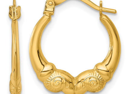 14k Yellow Gold Earrings Style TF2449 - Classique Jewelry Inc.