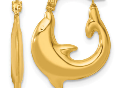 14k Yellow Gold Earrings Style TF2451 - Classique Jewelry Inc.