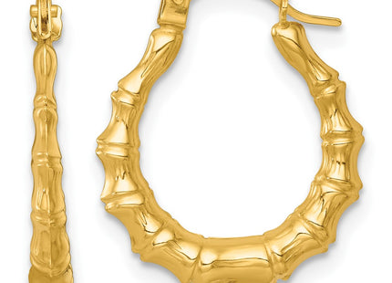 14k Yellow Gold Earrings Style TF2453 - Classique Jewelry Inc.