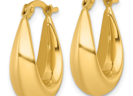14k Yellow Gold Earrings Style TF2455 - Classique Jewelry Inc.