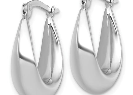 14k White Gold Earrings Style TF2456W - Classique Jewelry Inc.