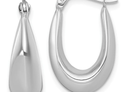 14k White Gold Earrings Style TF2456W - Classique Jewelry Inc.