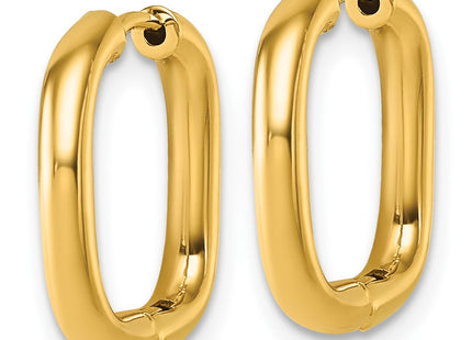 14k Yellow Gold Earrings Style TF2460 - Classique Jewelry Inc.