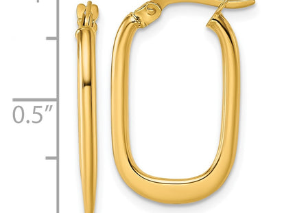 14k Yellow Gold Earrings Style TF2461 - Classique Jewelry Inc.