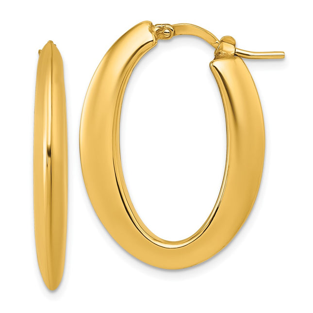 14k Yellow Gold Earrings Style TF2464 - Classique Jewelry Inc.