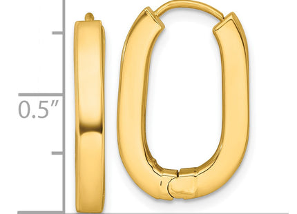 14k Yellow Gold Earrings Style TF2466 - Classique Jewelry Inc.
