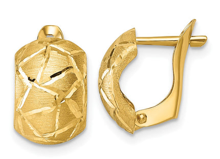 14k Yellow Gold Earrings Style TF2470 - Classique Jewelry Inc.