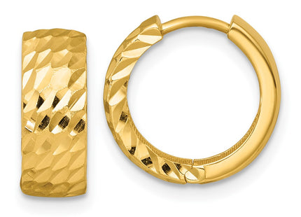 14k Yellow Gold Earrings Style TF2471 - Classique Jewelry Inc.