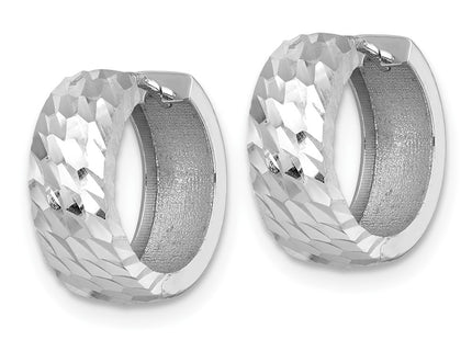 14k White Gold Earrings Style TF2471W - Classique Jewelry Inc.