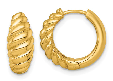 14k Yellow Gold Earrings Style TF2472 - Classique Jewelry Inc.