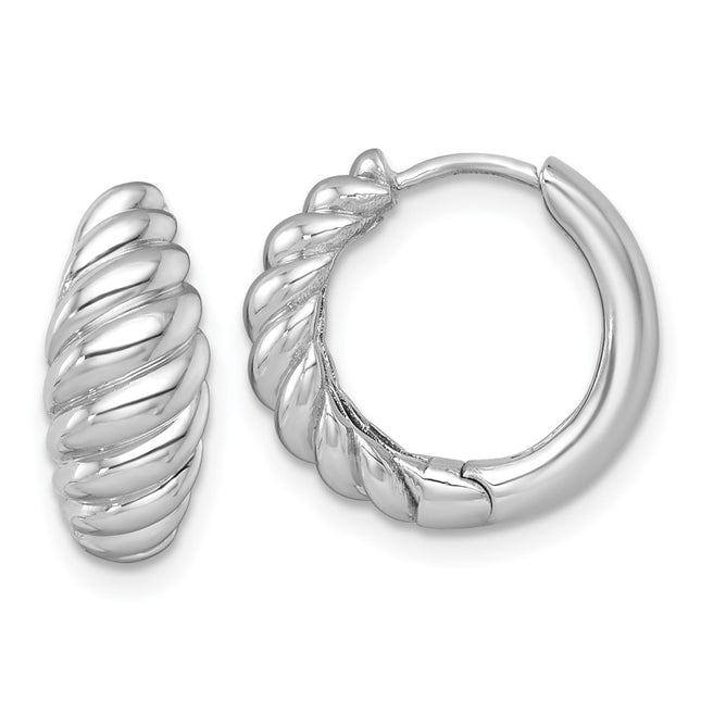 14k White Gold Earrings Style TF2472W - Classique Jewelry Inc.