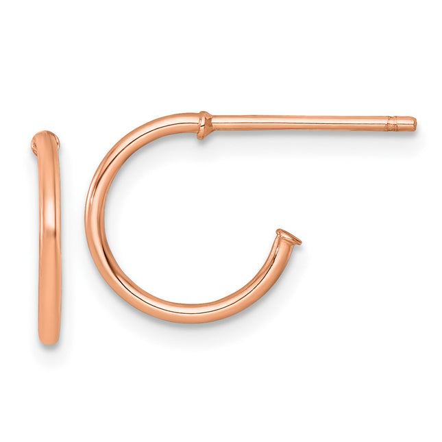 14k Rose Gold Earrings Style TF2480R - Classique Jewelry Inc.