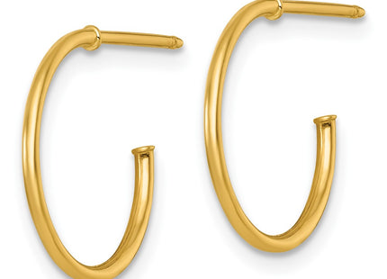 14k Yellow Gold Earrings Style TF2481 - Classique Jewelry Inc.