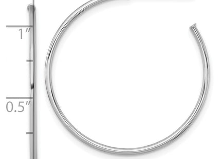 14k White Gold Earrings Style TF2484W - Classique Jewelry Inc.
