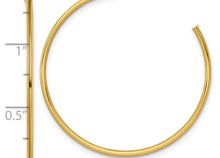 14k Yellow Gold Earrings Style TF2485 - Classique Jewelry Inc.