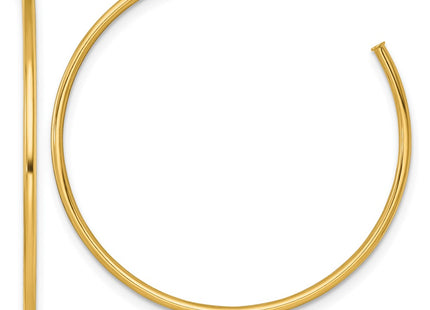 14k Yellow Gold Earrings Style TF2485 - Classique Jewelry Inc.