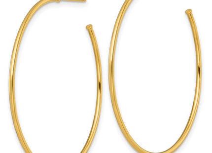 14k Yellow Gold Earrings Style TF2486 - Classique Jewelry Inc.