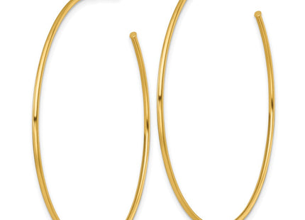 14k Yellow Gold Earrings Style TF2488 - Classique Jewelry Inc.