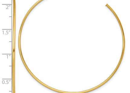 14k Yellow Gold Earrings Style TF2489 - Classique Jewelry Inc.