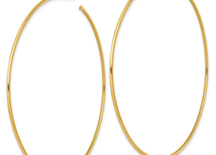 14k Yellow Gold Earrings Style TF2490 - Classique Jewelry Inc.