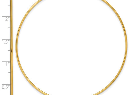 14k Yellow Gold Earrings Style TF2490 - Classique Jewelry Inc.