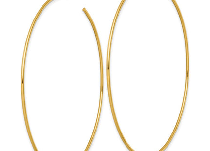 14k Yellow Gold Earrings Style TF2491 - Classique Jewelry Inc.
