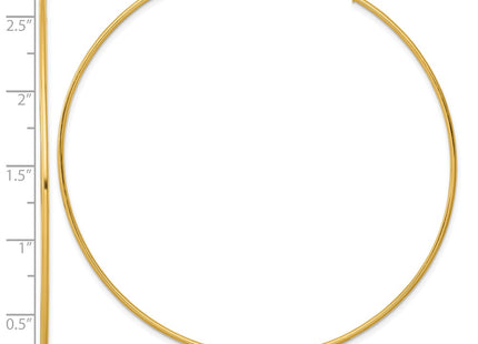 14k Yellow Gold Earrings Style TF2491 - Classique Jewelry Inc.