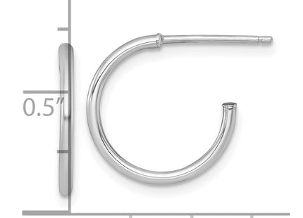 14k White Gold Earrings Style TF2493W - Classique Jewelry Inc.