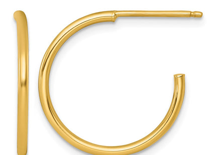 14K gold hoop earrings