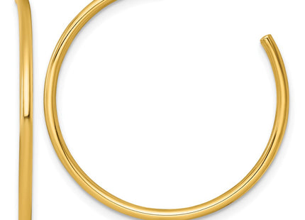 14k Yellow Gold Earrings Style TF2497 - Classique Jewelry Inc.