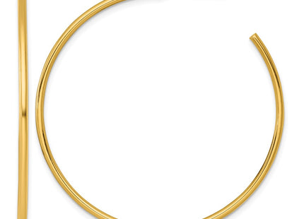 14K gold hoop earrings