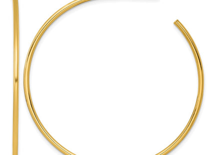 14K gold hoop earrings