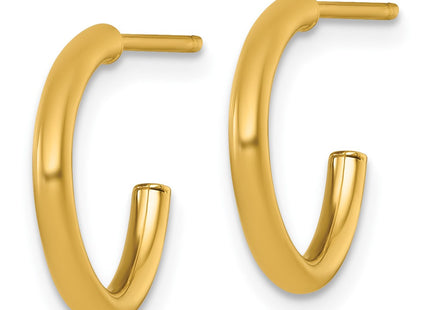 14k Yellow Gold Earrings Style TF2502 - Classique Jewelry Inc.