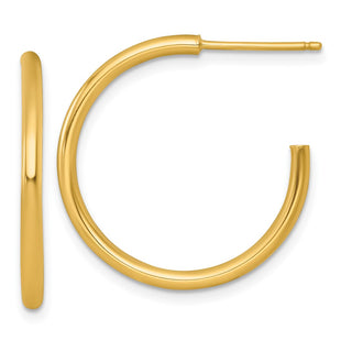 14k Yellow Gold Earrings Style TF2504 - Classique Jewelry Inc.