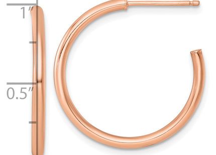 14k Rose Gold Earrings Style TF2504R - Classique Jewelry Inc.
