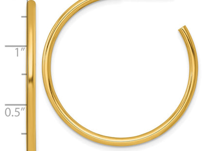 14k Yellow Gold Earrings Style TF2506 - Classique Jewelry Inc.
