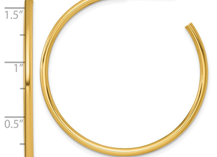 14k Yellow Gold Earrings Style TF2507 - Classique Jewelry Inc.