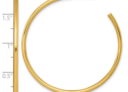 14k Yellow Gold Earrings Style TF2508 - Classique Jewelry Inc.