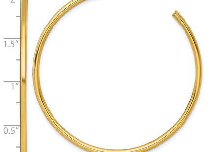 14k Yellow Gold Earrings Style TF2509 - Classique Jewelry Inc.