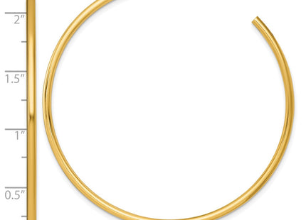 14k Yellow Gold Earrings Style TF2510 - Classique Jewelry Inc.