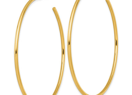 14k Yellow Gold Earrings Style TF2512 - Classique Jewelry Inc.
