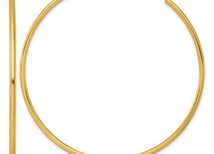14k Yellow Gold Earrings Style TF2512 - Classique Jewelry Inc.