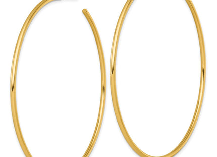 14k Yellow Gold Earrings Style TF2513 - Classique Jewelry Inc.