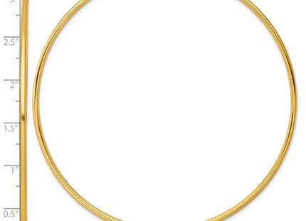 14k Yellow Gold Earrings Style TF2515 - Classique Jewelry Inc.